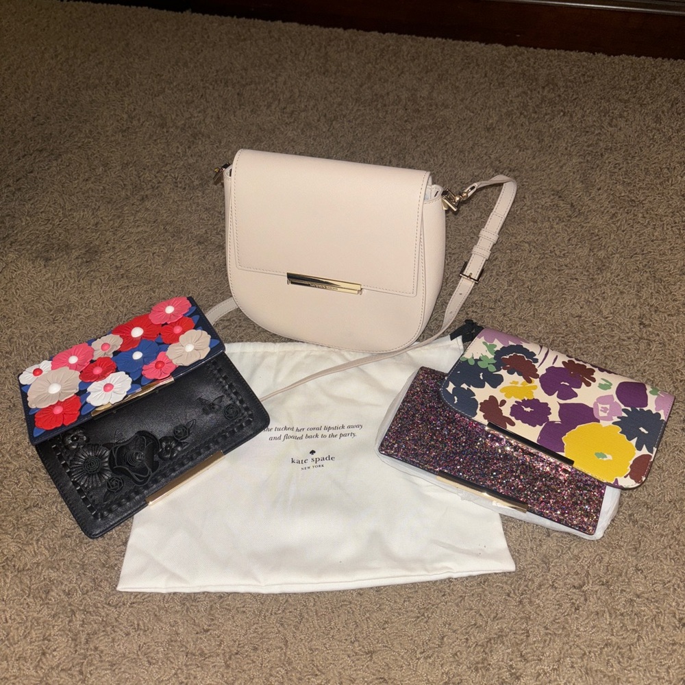 Kate Spade Cream Crossbody Bag